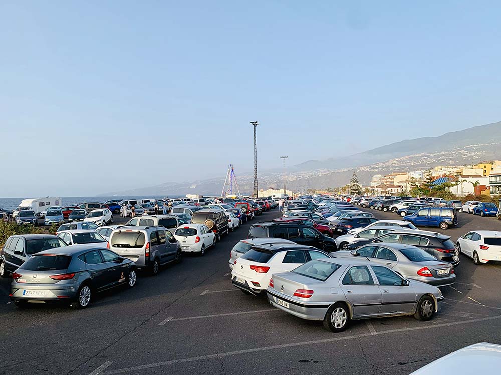 Parking explanada del muelle Puerto de la Cruz